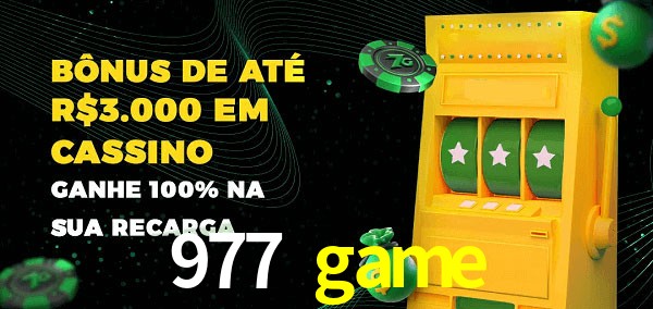 977 game melhor bônus de depósito